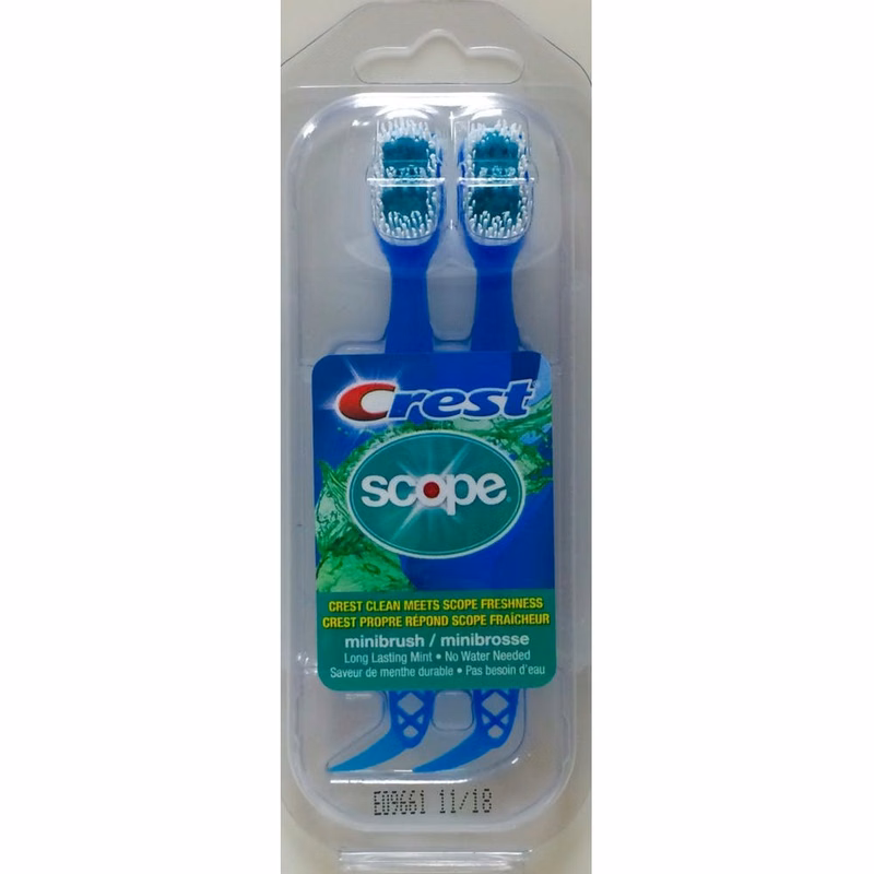 Crest Scope Minibrush - 2 Pack