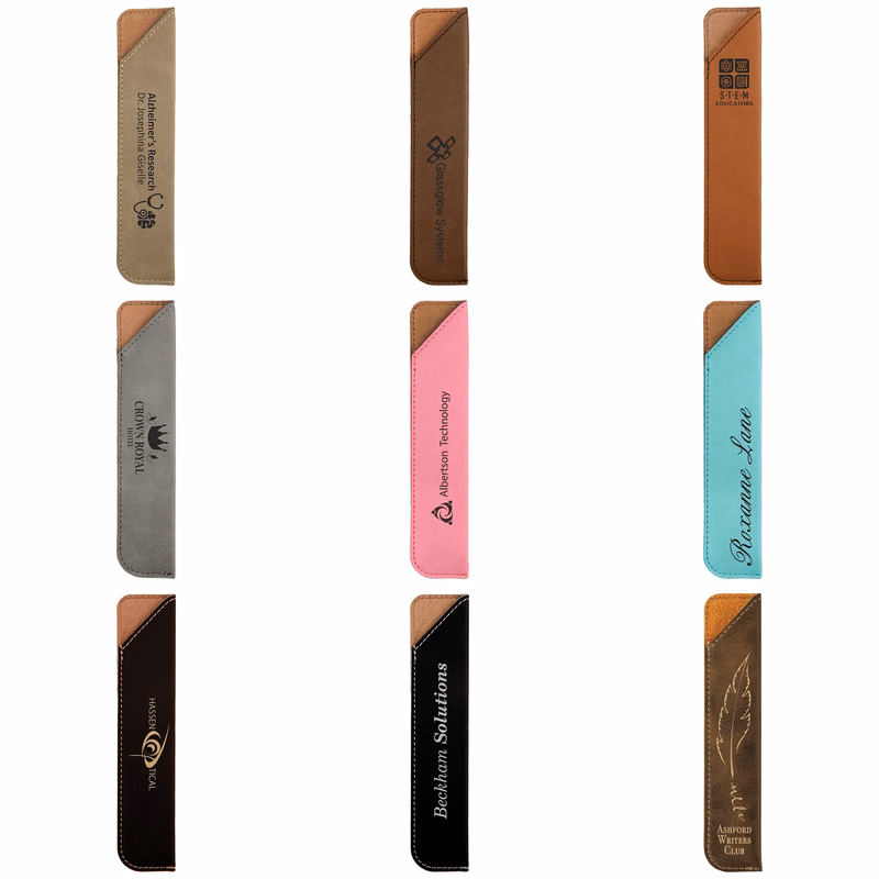 6 1/4" Leatherette Pen Sleeve
