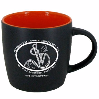 12 oz. Black Out/Orange In Effect Mug