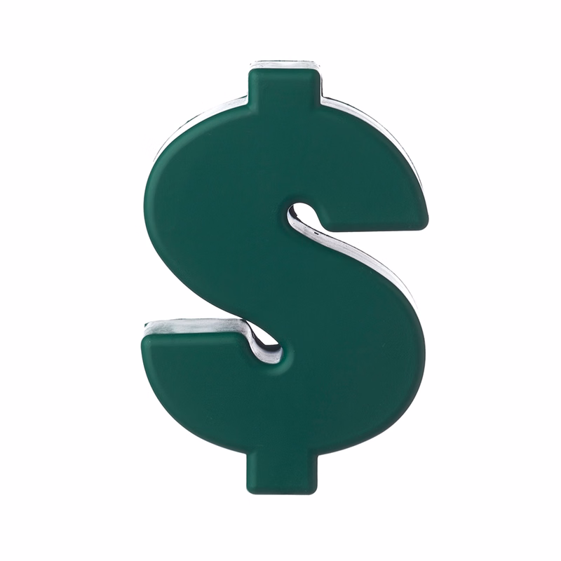 Dollar Sign Shaped Stress Ball