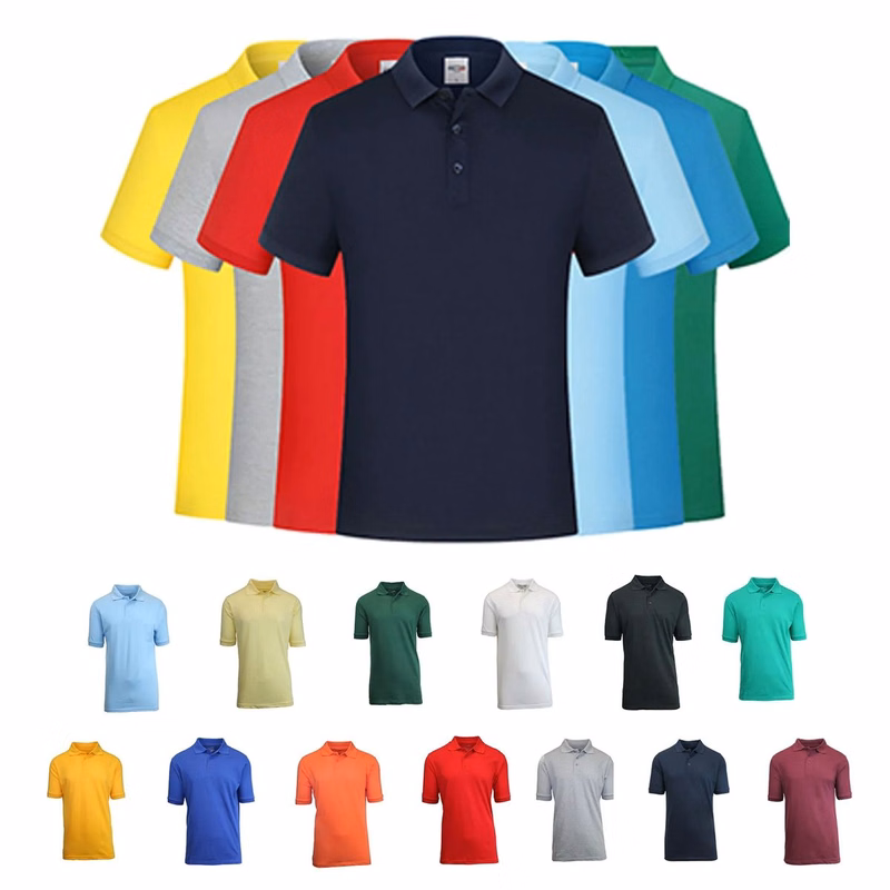 Solid Color Polo Shirt
