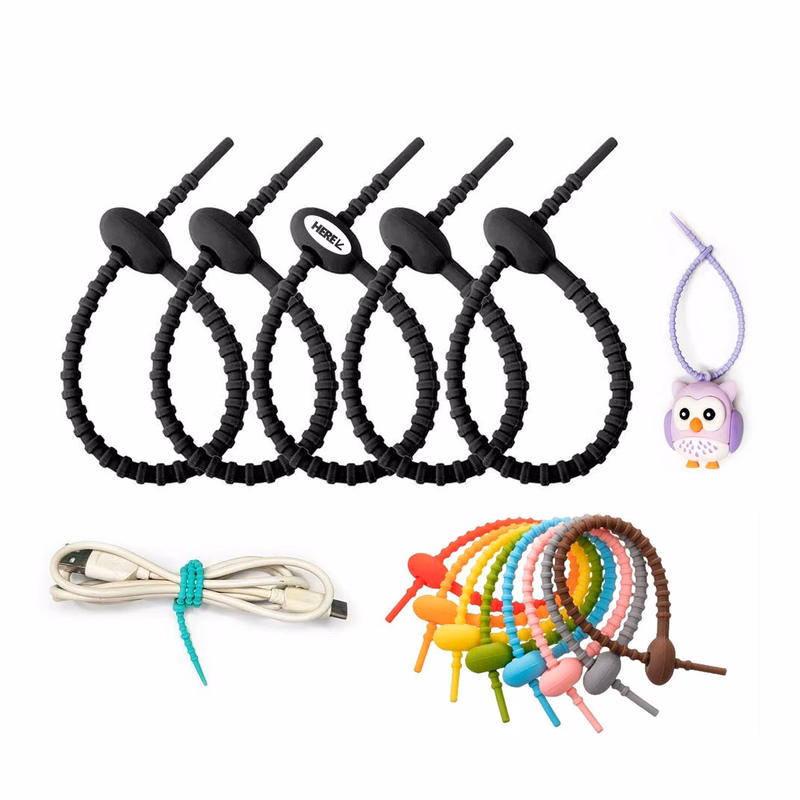 Silicone Ties Bag Clip