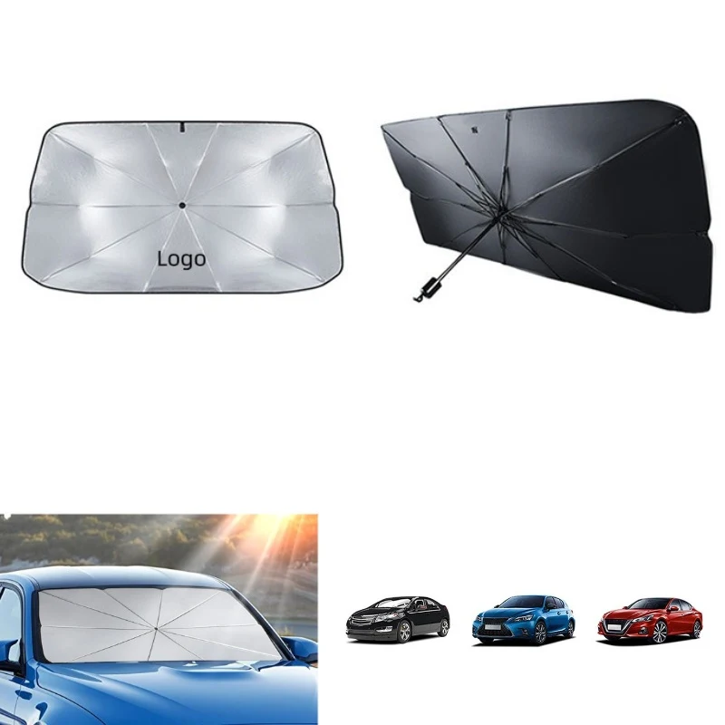Small Car Windshield Sunshade Umbrellas 1