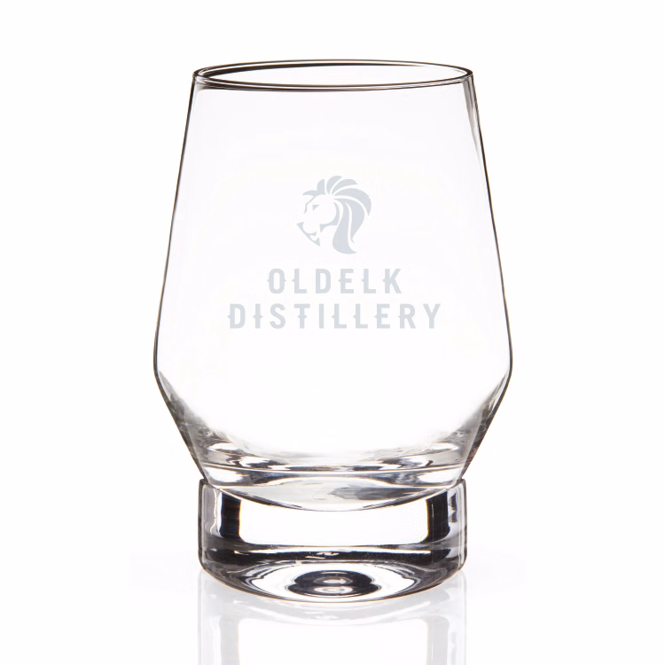 Viski® Raye Heavy Base Crystal Whiskey Glass, set of 2