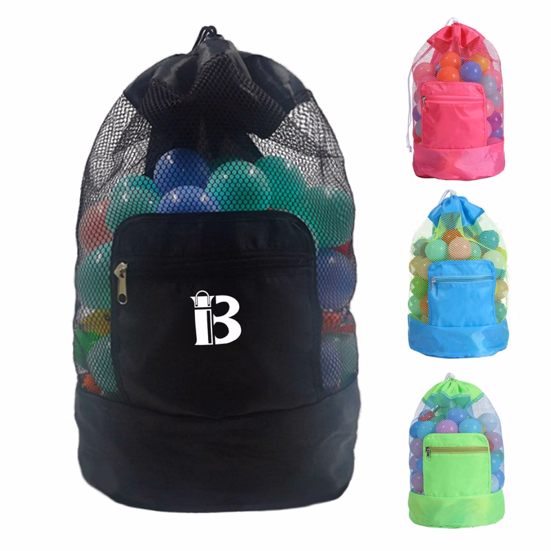 Large Beach Drawstring Backpack