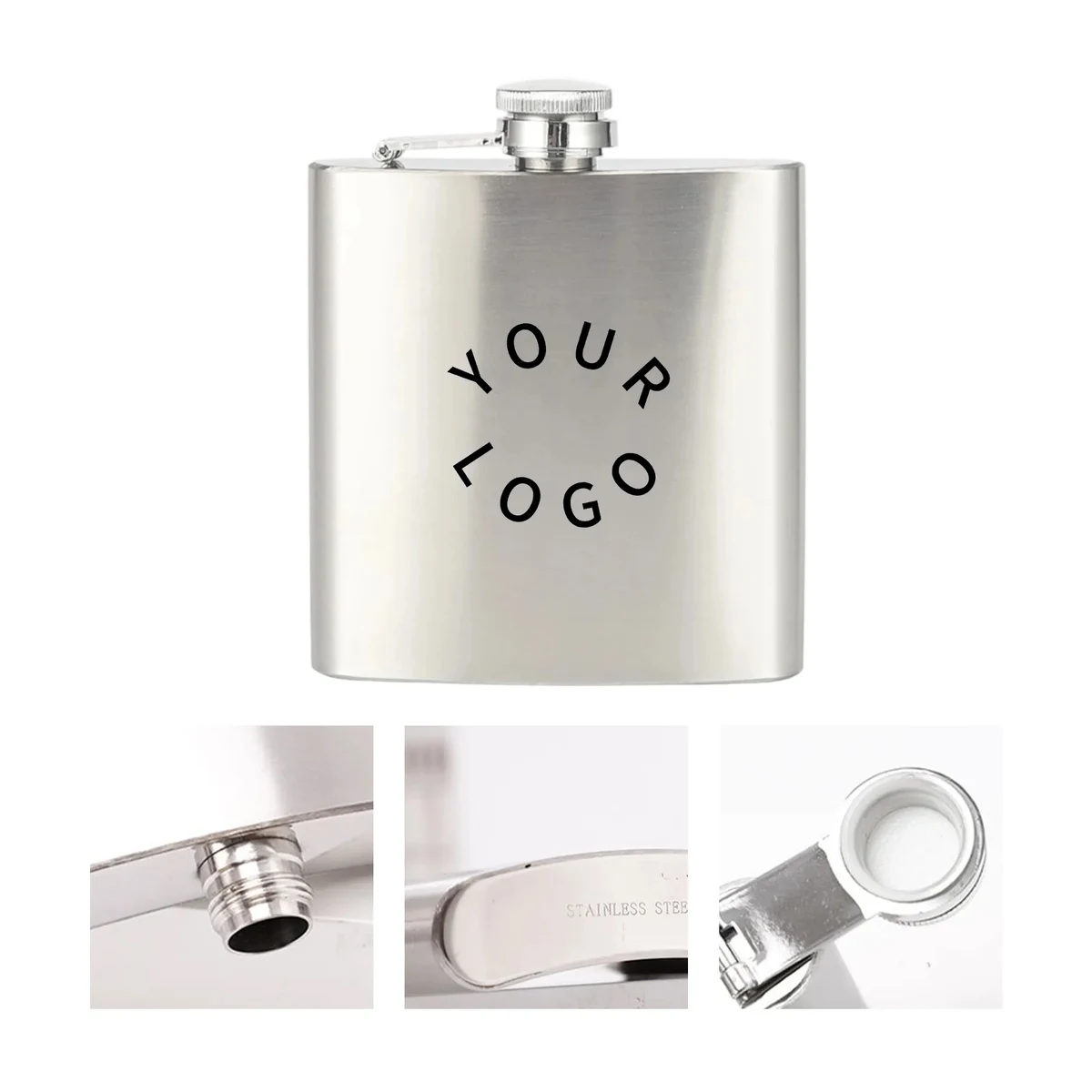 10 Oz Stainless Steel Flask for Liquor Perfect for Men 1