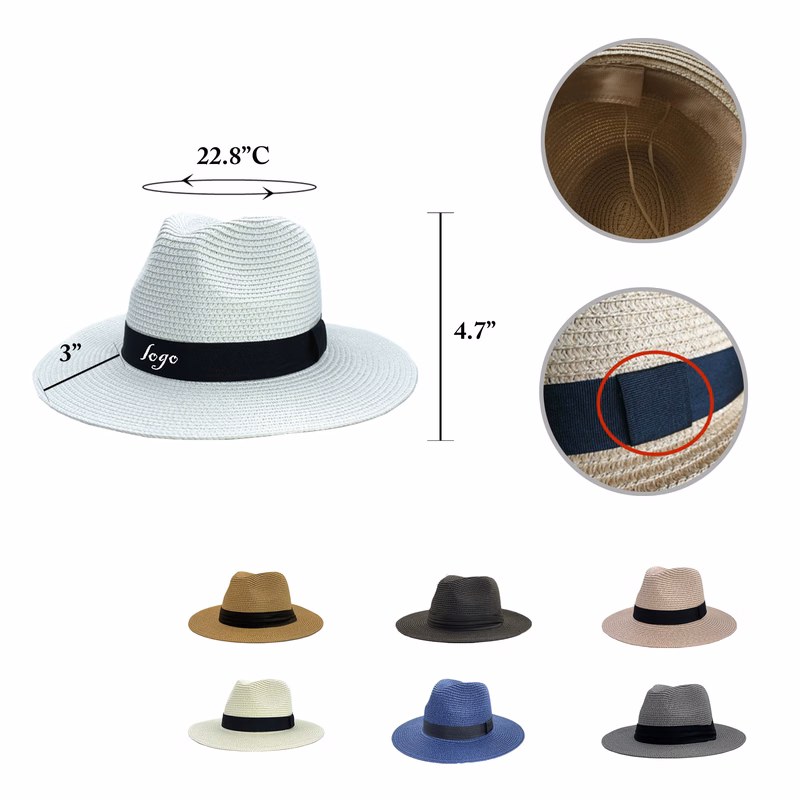 MOQ30 Hawaiian Straw Sun Hat Beach Cap