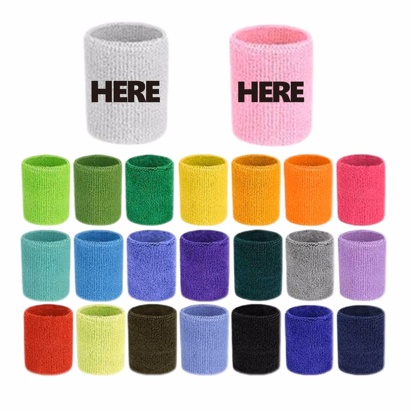 MOQ 20 Sweat-Absorbent Breathable Sports Wristband