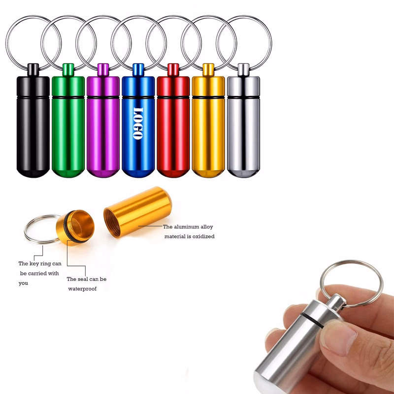 Pill Tray Emergency Aluminum Pill Box