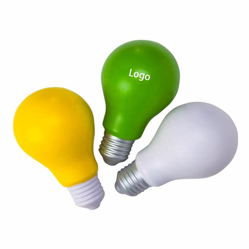 Light Bulb Shape Squeeze Toy Stress Reliever