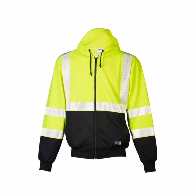 Kishigo Unisex FR Full-Zip Hooded Sweatshirt - F507