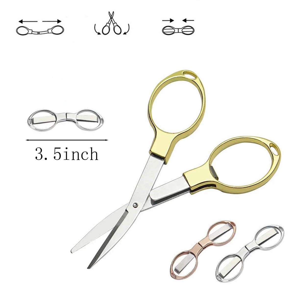 Alloy Portable Folding Scissors 1