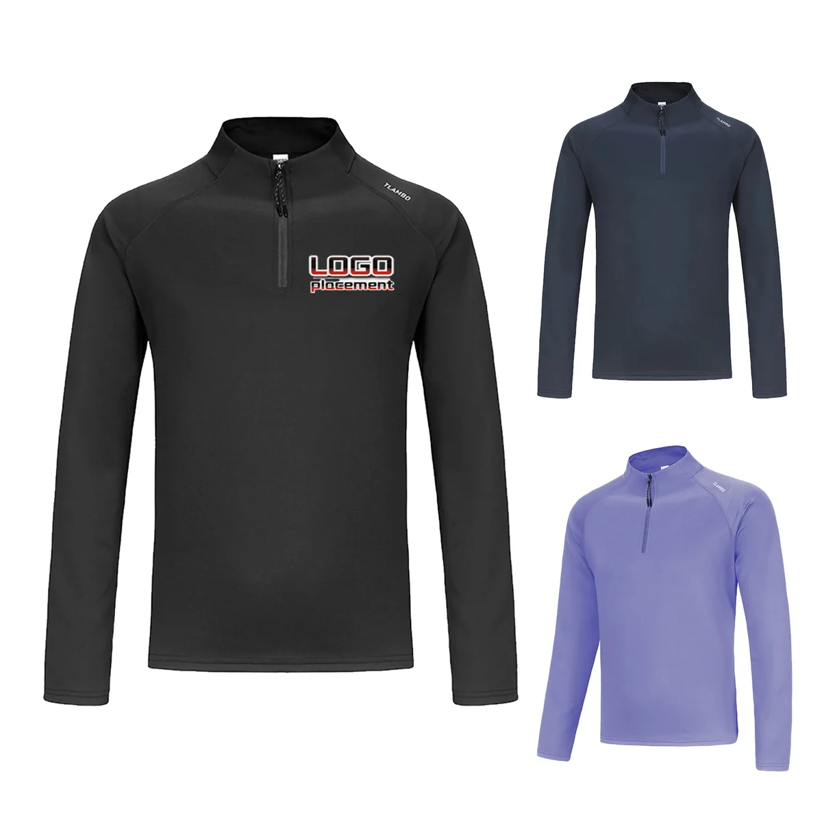 Badger Men's Lightweight Quarter-Zip Pullover 1
