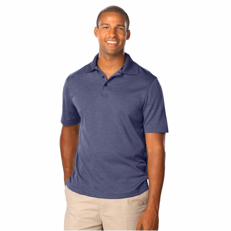 Men's Heathered Polo