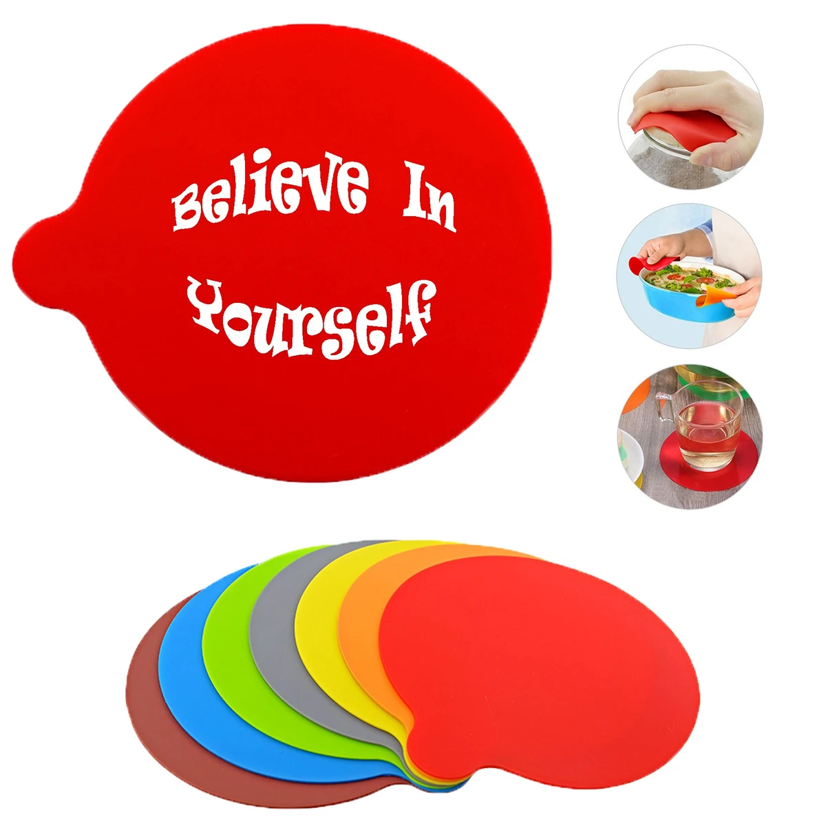 3 In 1 Silicone Coaster Can End Hot Pot Jar Opener 1