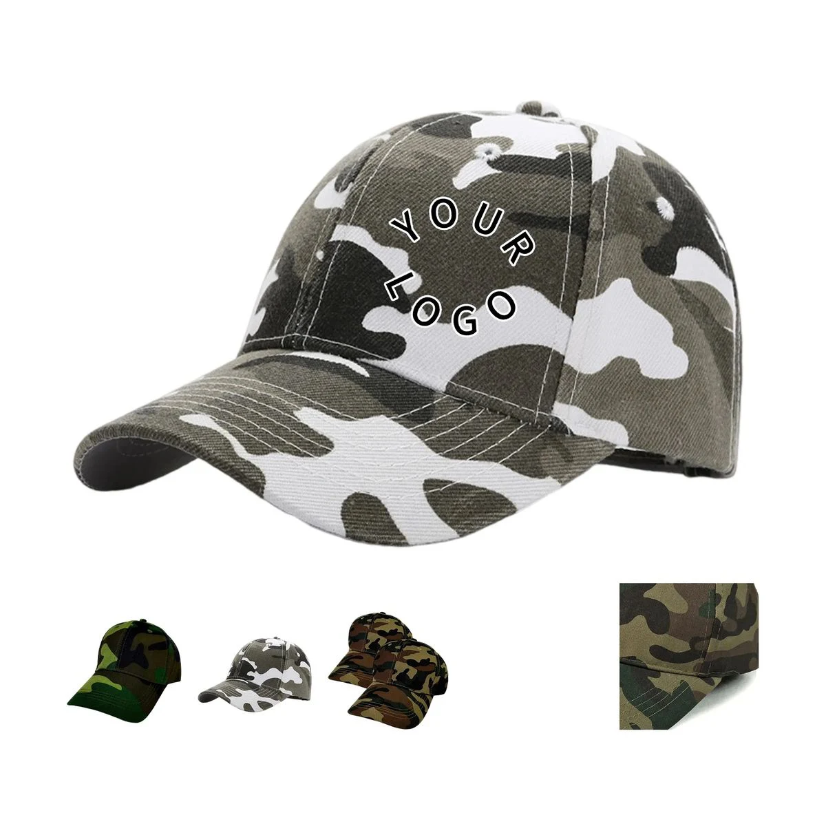 Classic Camouflage Cap with Adjustable Strap Cotton 1