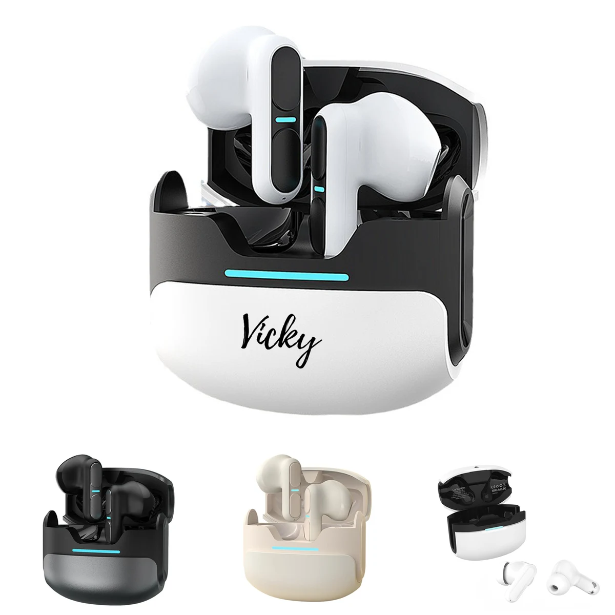 Mini Noise Canceling Wireless Earbuds 1