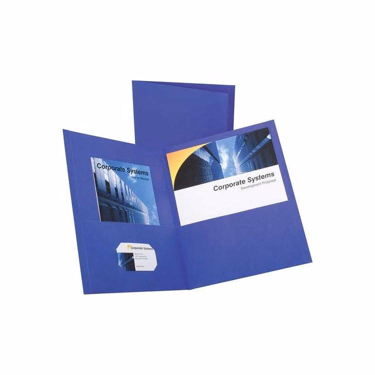 Recycled Pocket Folder - Purple