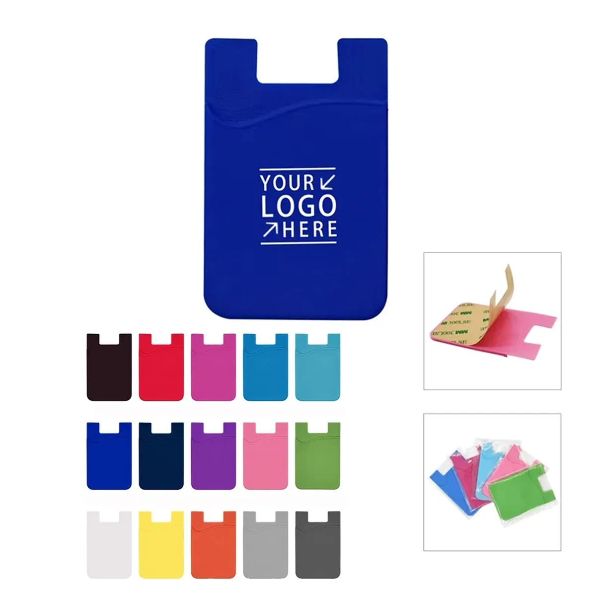 Silicone Sticky Credit Card Holder 1