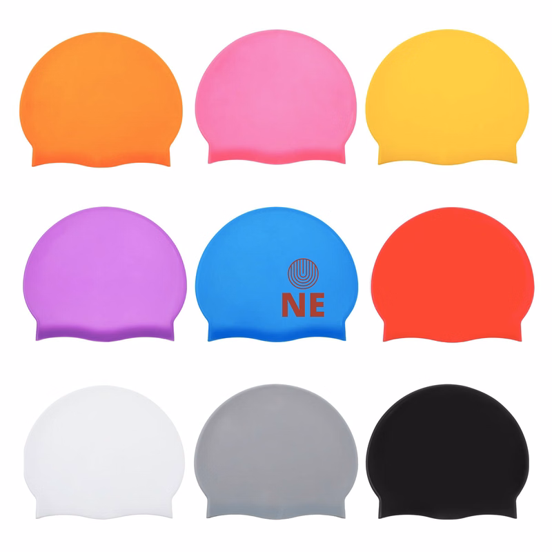 100% Soft Silicone Swimming Hats 100pcs