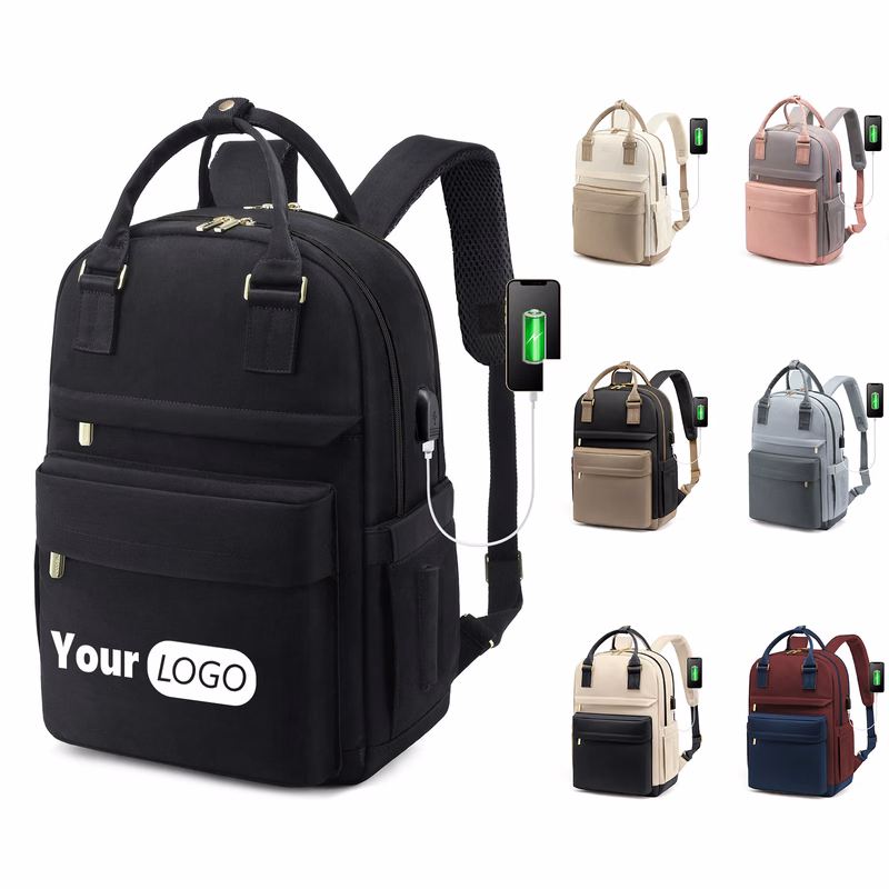 Nylon Business Travel Computer Backpack
