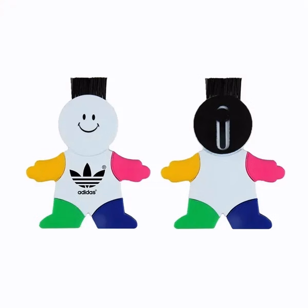 Custom Unique Men Shape Dual Ink Highlighter with Screen Brush — Office & School Promo