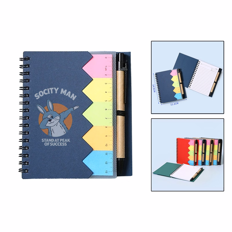 Sticky Note Spiral Notebook