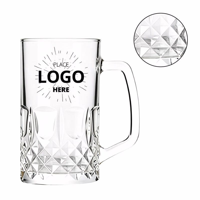 Glass Beer Stein With Handle