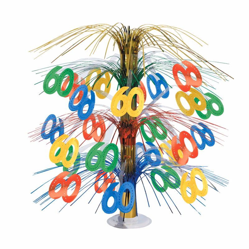 Number 60 Cascade Centerpiece