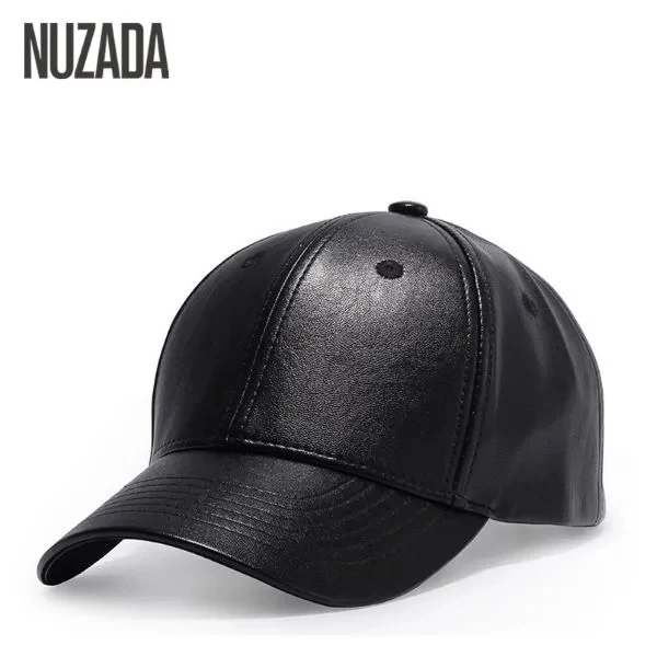 Factory Sample PU Leather Dad Hat for Men 1