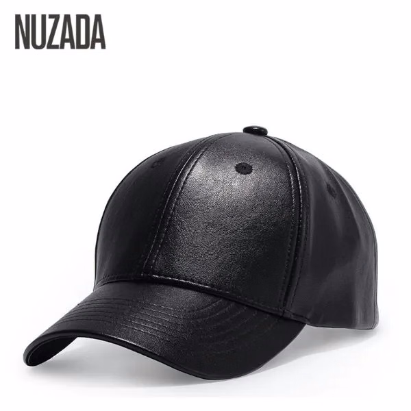 Factory Sample PU Leather Dad Hat for Men