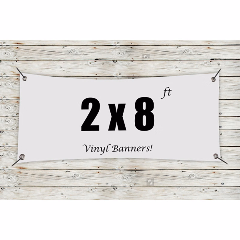 Custom 2' x 8' Vinyl Banners