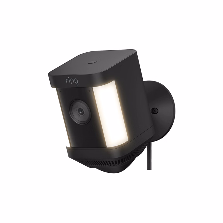 Ring Spotlight Cam Plus Plug-In - Black