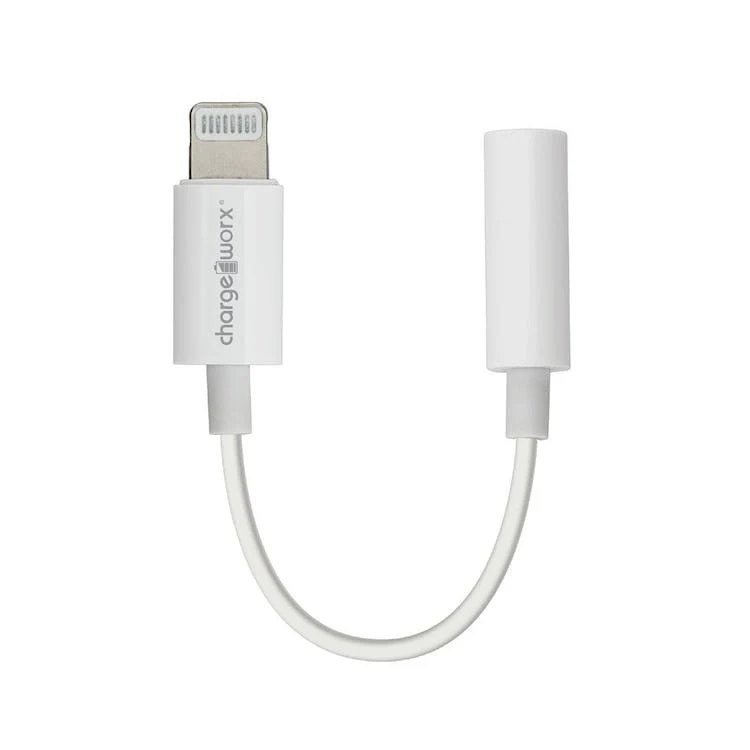 Lightning Headphone Adapters - White 1