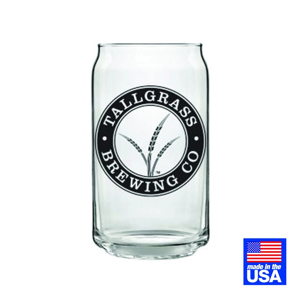 BEER CAN GLASS 16 OZ. (Made in the USA) 1