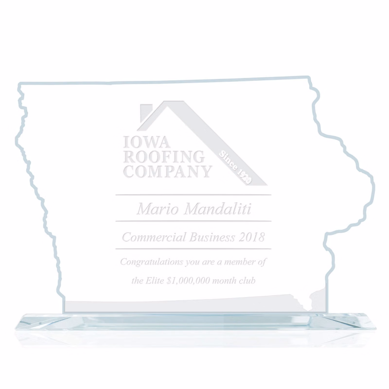 State Map Award - Iowa