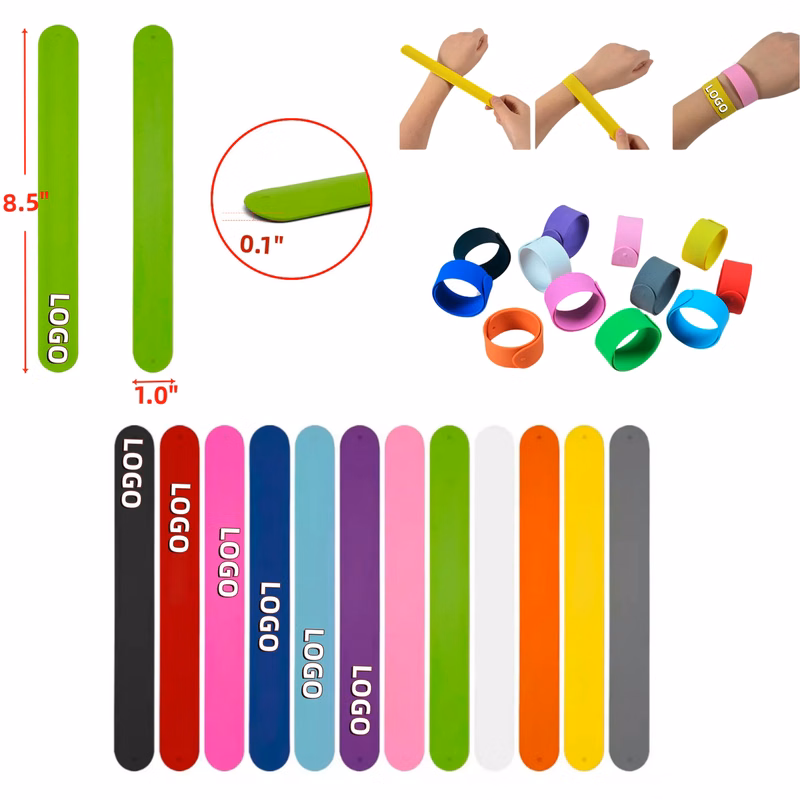 Silicone Snap Bracelet Gift Item