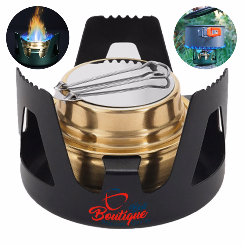 Outdoor Alcohol Stove For Boiling Water Tea Picnic
