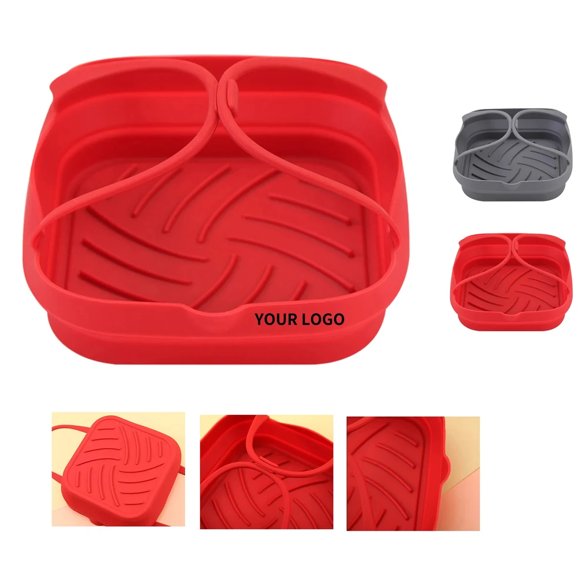 Silicone Air Fryer Liner with Handles 1