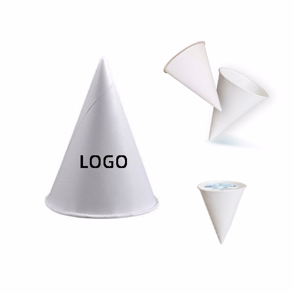 3.7 oz Disposable Paper Cone Cup