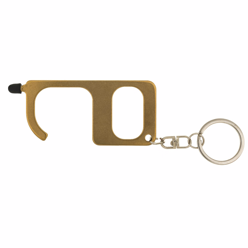 Non-Contact Stainless Steel Door Opener Keyring