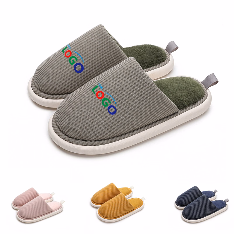 Cozy Non-Slip Cotton Slippers for Warmth