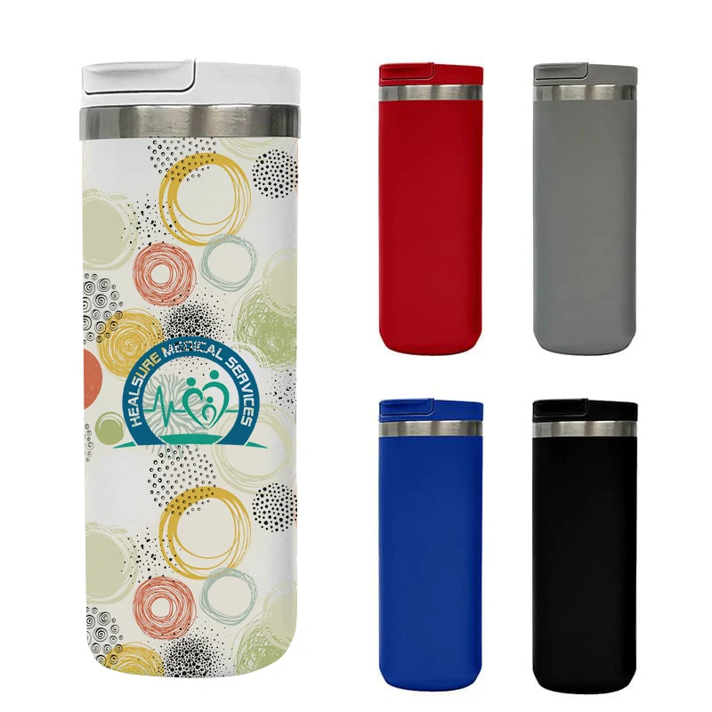 18 Oz. Full Color Town Stainless Steel Bottle 1