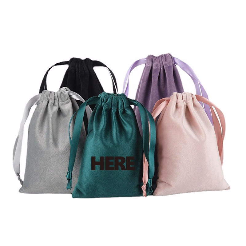 4.3" x 5.9" Satin Drawstring Bag Bundle Pocket