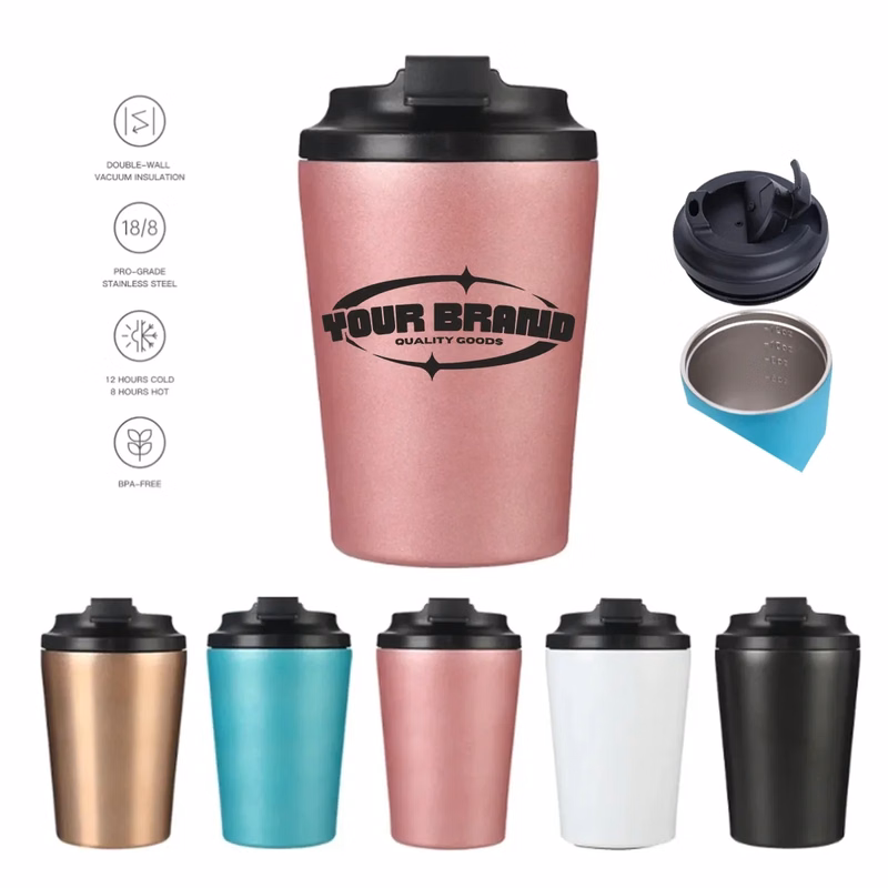 12 oz Stainless Steel Insulated Travel Coffee Mug