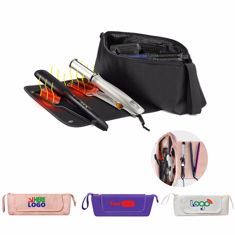 2-in-1 Hair Tool Bag with Heat Resistance for Travel