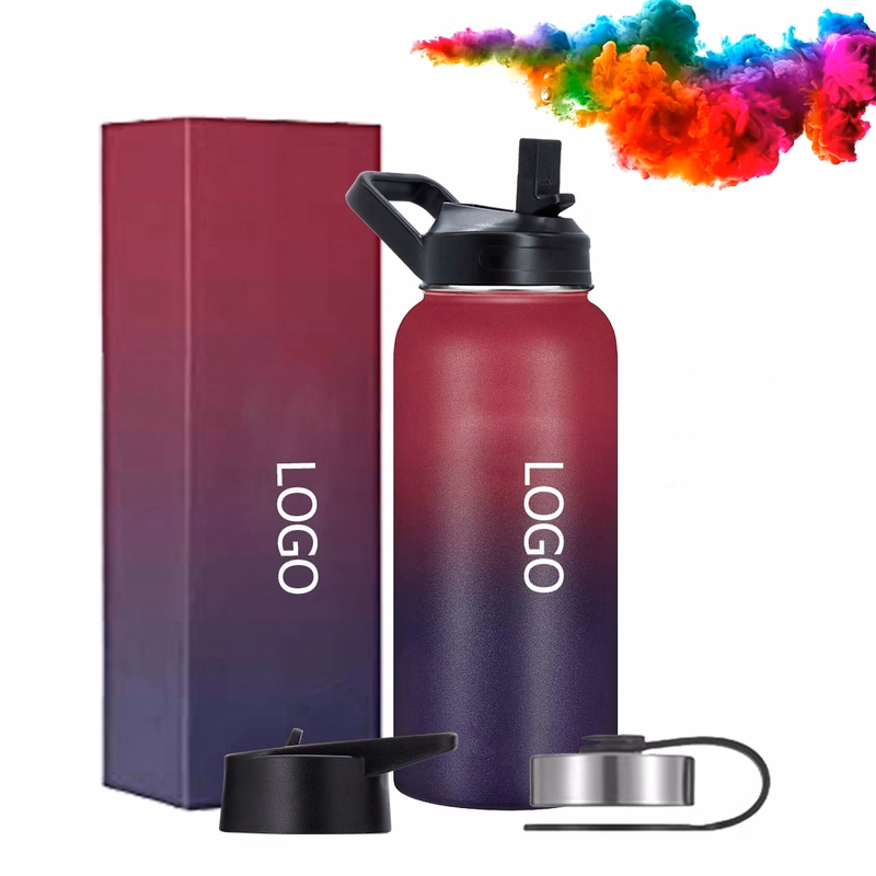 Stainless Steel Flask Sports Water Bottle 32 Oz