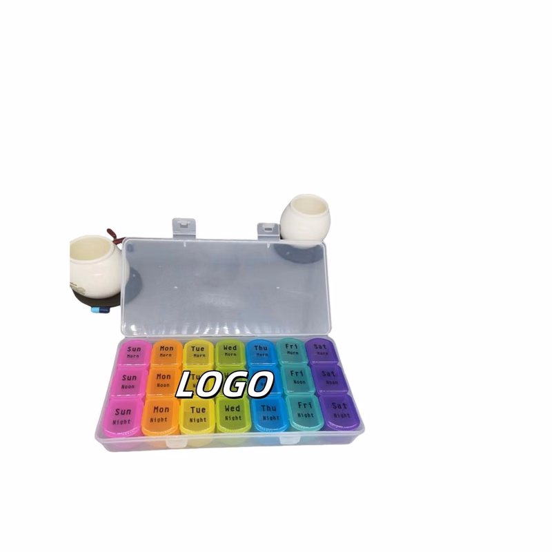 Portable and Practical Rectangular Pill Medicine Box