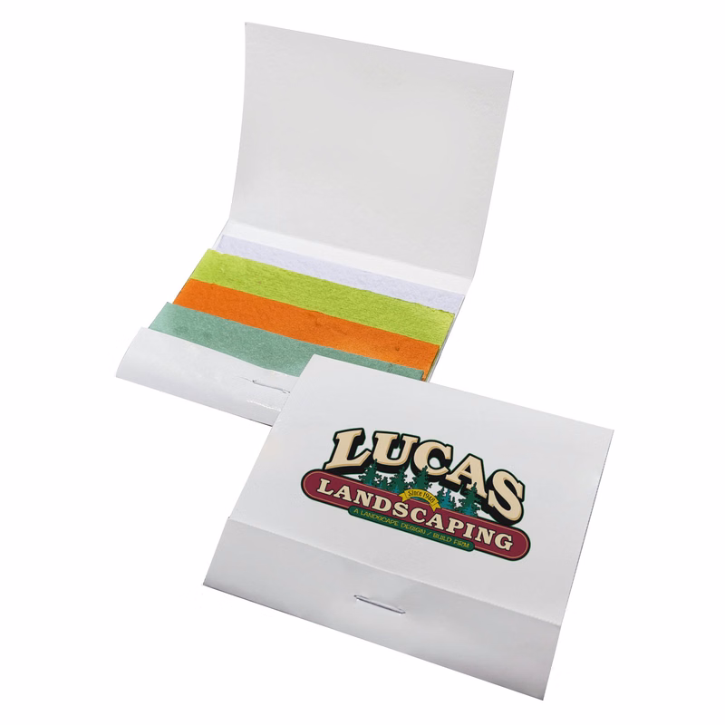 Seed Paper Matchbook Color Stack Herb Patch