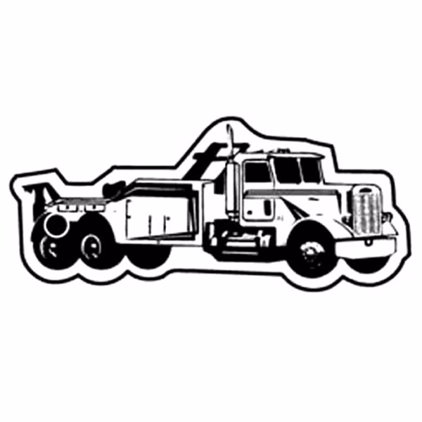 Tow Truck 2 Key Tag - Spot Color